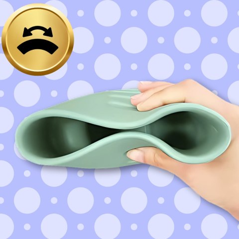 KUBEK DO MYCIA GŁOWY SPŁUKIWANIA WŁOSÓW NICEkids MIĘKKI DUŻY ZIELONY