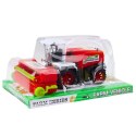 Kombajn Rolniczy Farmerski Z Hederem Napęd Czerwony