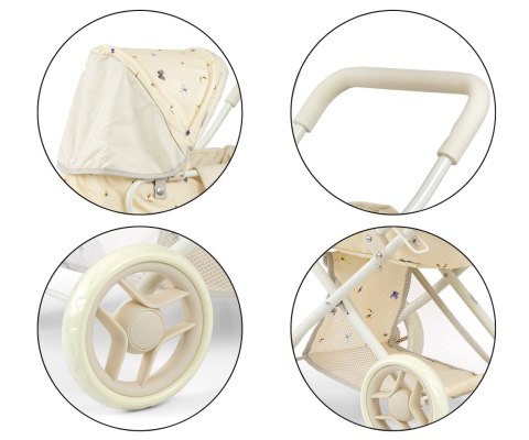 Milly Mally Wózek dla lalek Alice Nature