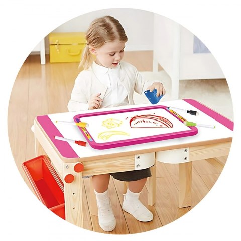 WOOPIE Tablica 3w1 Magnetyczna Suchościeralna Malowanie Światłem