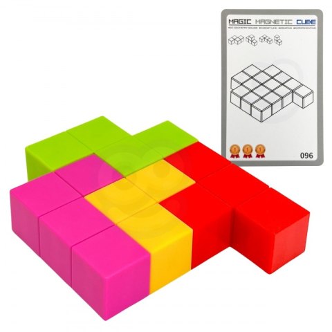 WOOPIE Układanka Kostka Tetris Z Zestawem Kart