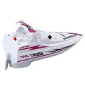 Łódź Motorówka Na Baterie Biała Pływająca Wodna