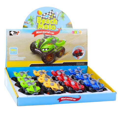 Quad Z Napędem Gumowe Opony Metalowa Karoseria Mix