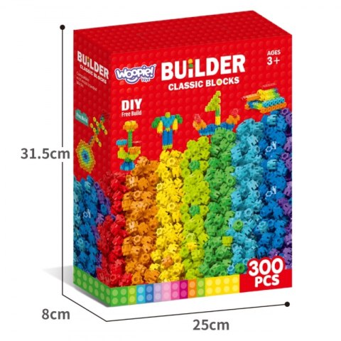WOOPIE Kreatywne Klocki Konstukcyjne 300 el.
