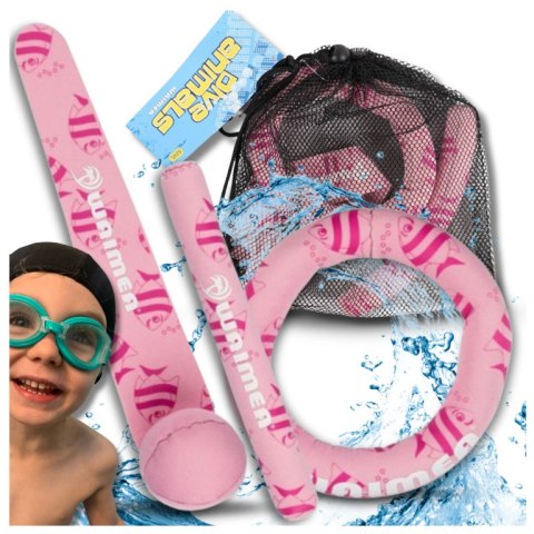 ZATOPKI ZABAWKA DO NURKOWANIA NAUKA PŁYWANIA BASEN DO WANNY WODY KÓŁKO