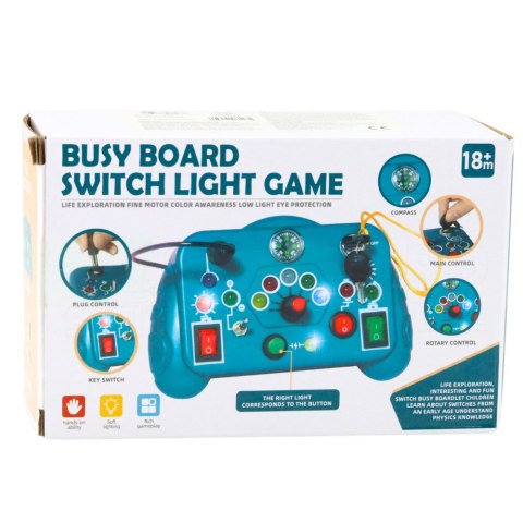 Zabawka Sensoryczna Interaktywna Pad 13 Aktywności Niebieski