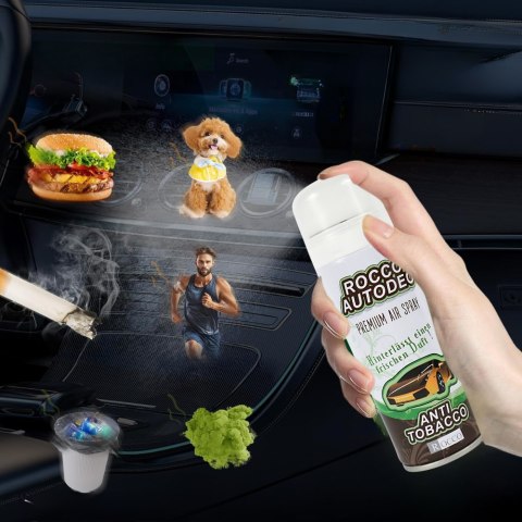 NEUTRALIZATOR ZAPACHÓW DYMU PAPIEROSOWEGO W SAMOCHODZIE SMRODU PAPIEROSÓW ODOR KILLER