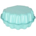 Piaskownica zamykana basen Muszelka Twins podwójna 2w1 160x87,5x19,5cm miętowa