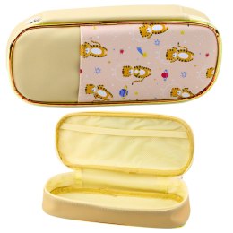 Piórnik Szkolny Przybornik Kosmiczne Tygryski Beżowy 24cm