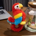 Pluszowa Maskotka Papuga Opaska Bransoletka Na Rękę Czerwona
