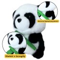 Pluszowa Maskotka Przytulanka Panda Z Bambusem 18cm