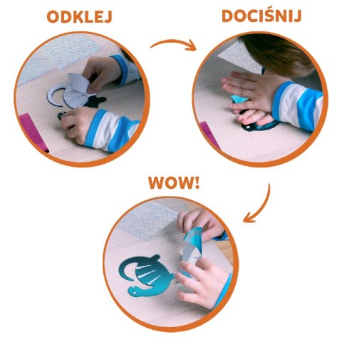 TREFL 62606 Skillmatics Foil Fun Kraina Dinozaurów