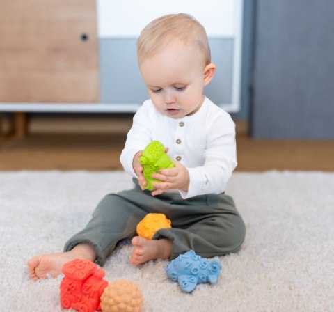TULLO 498 Sensoryczne pojazdy, piłeczki sensoryczne - zestaw 5 szt.