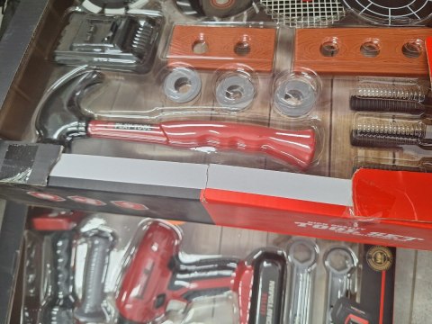 Zestaw Małego Majsterkowicza, Narzędzia, Akcesoria, Wkrętarka, Boszka, Szlifierka Przecena 3