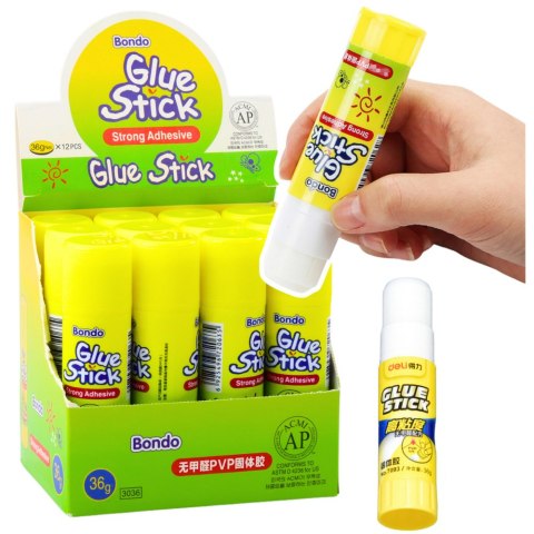 Klej W Sztyfcie Szkolny Biurowy Mocny 36g