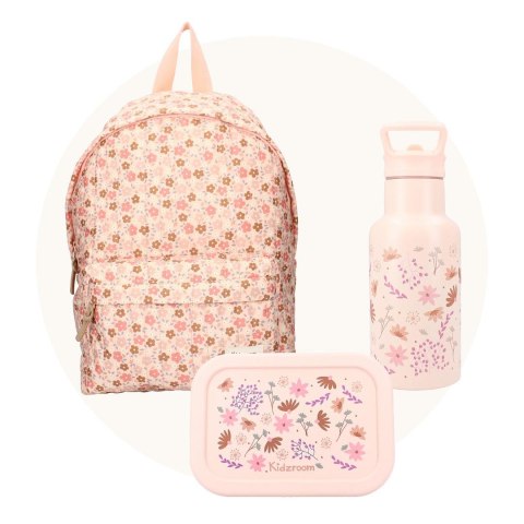 Lunchbox pojemnik silikon KIDZROOM Memories Flower