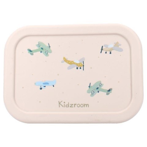 Lunchbox pojemnik silikon KIDZROOM Small Aeroplane