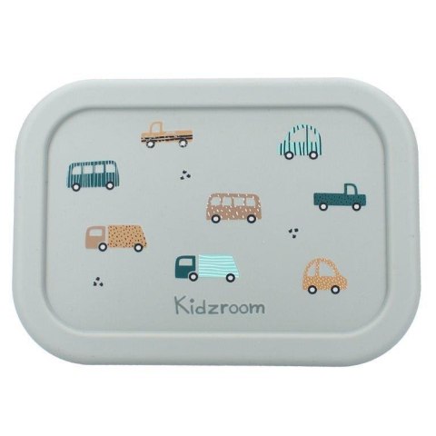Lunchbox pojemnik silikon KIDZROOM Sweet Cars