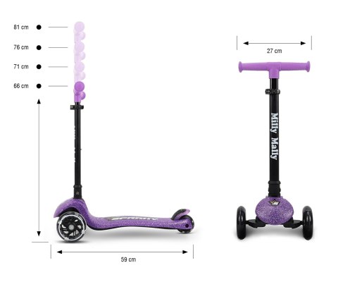 MILLY MALLY 6249 Scooter Sparky violet