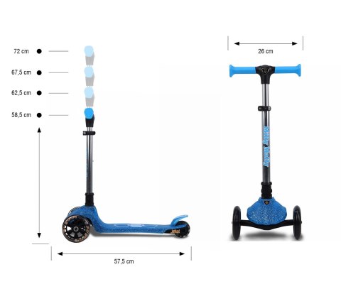 MILLY MALLY 6256 Scooter Jelly blue