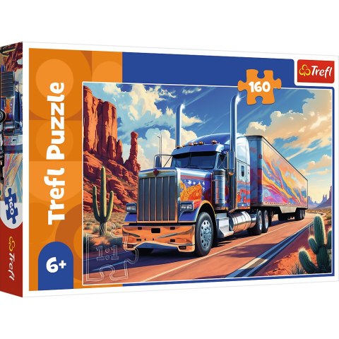 TREFL 15413 Puzzle 160 Ciężarówka w trasie