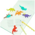 Zestaw Gumek Do Ścierania Zmazywania Szkolne Dinozaury 6szt