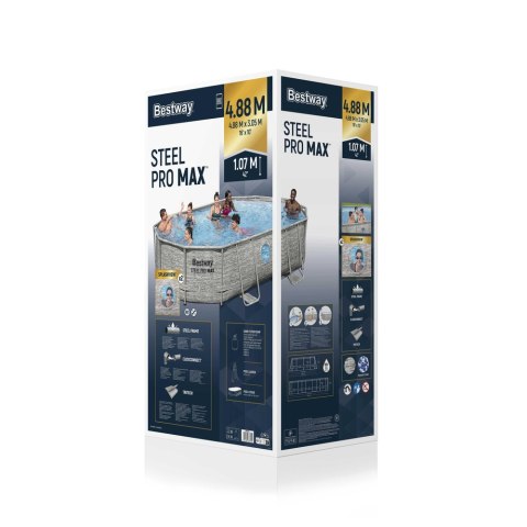 Basen Stelażowy 427 x 250 x 100 cm Bestway 56946