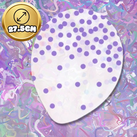 DUŻE BALONY TRANSPARENTNE PRZEŹROCZYSTE 6 SZT KROPKI KOLOROWE