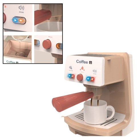 Ekspres Do Kawy Zabawkowy Filiżanka Portafilter Światła Dźwięki