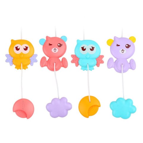 Karuzela Do Łóżeczka Projektor Pilot Melodie Odgłosy Zwierząt Niebieski