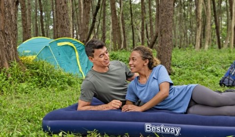 Materac dmuchany dwuosobowy flokowany 1,91 m Bestway #G2