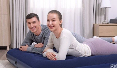 Materac dmuchany dwuosobowy flokowany 1,91 m Bestway #G2