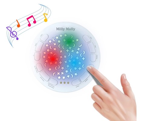 Milly Mally Zabawka pluszowa z Projektorem Milly Bear Blue