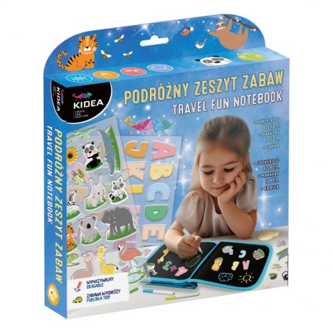 Podróżny Zestaw Zabaw Zmywalne Strony Naklejki Markery #G2