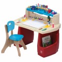 STEP2 Biurko z Krzesełkiem Kącik plastyczny edukacyjny Delux