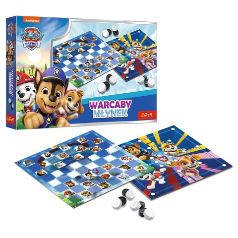 TREFL 02798 Gra Warcaby i Młynek Paw Patrol