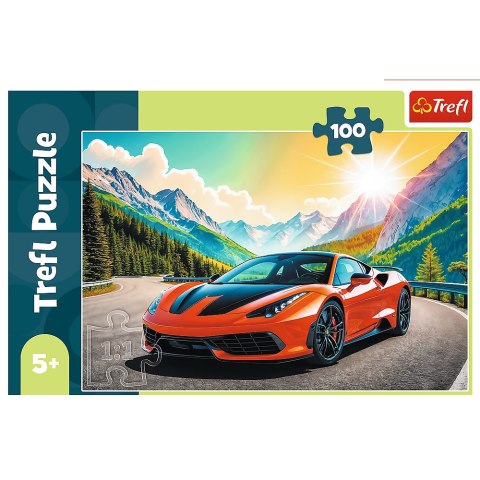 TREFL 16490 Puzzle 100 Wyścig z czasem