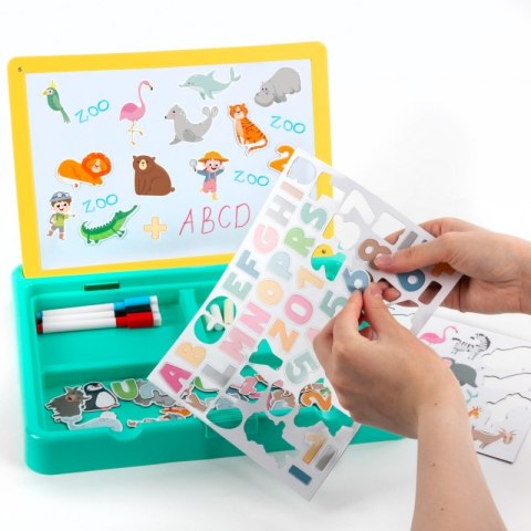 Zestaw Tablic Magnetyczna Suchościeralna Kredowa #G2