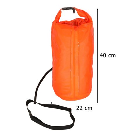 Bojka do pływania boja asekuracyjna ratunkowa pływacka sucha kieszeń gwizdek 20l