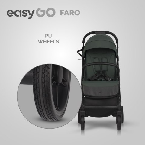 EASY GO Wózek dziecięcy FARO SAGE GREEN