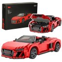 Klocki Konstrukcyjne AutoRC 1:14 Audi R8 Spyder 1440 Elementów Rastar 93800