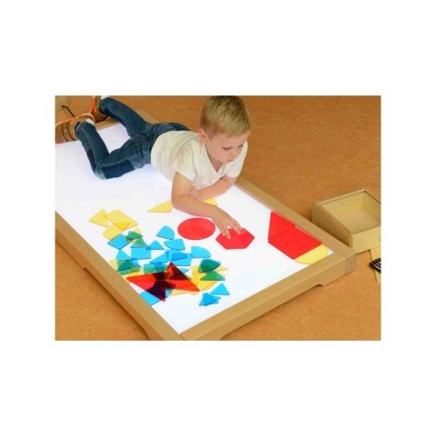 MASTERKIDZ Kwadratowy Panel Świetlny LED Kolorowy + Zestaw Akcesoriów