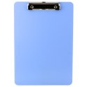 Podkładka Deska Z Klipem Do Pisania Miarka A4 Plastikowa Niebieska