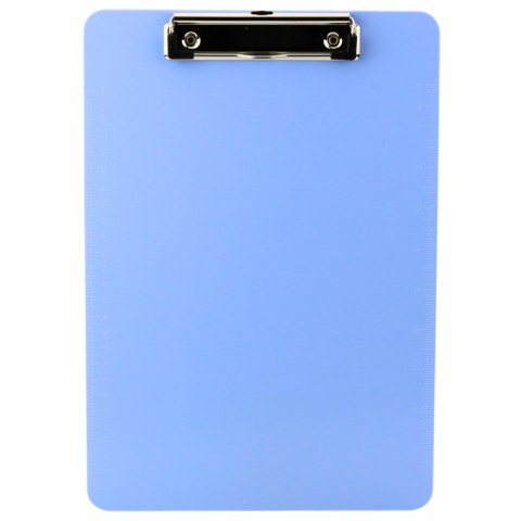 Podkładka Deska Z Klipem Do Pisania Miarka A4 Plastikowa Niebieska