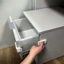 Zabezpieczenie szuflad kątowe wersja 2 białe