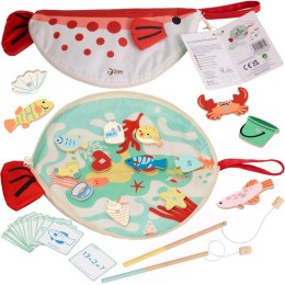 CLASSIC WORLD Edukacyjna Gra Łowienie Rybek na Magnes z Kartami do Nauki Liczenia 35 el.