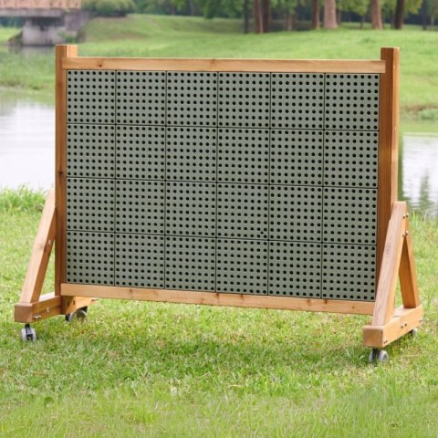 MASTERKIDZ Drewniana Wolnostojąca Tablica XXL Zewnętrzna + Zestaw Toru Wodnego