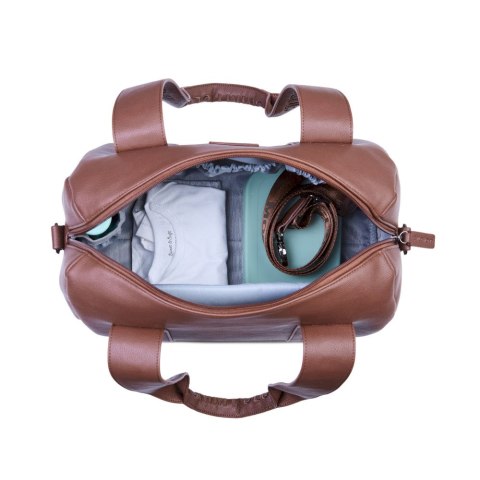 Childhome Torba do wózka Mommy Club Vegan Leather Dark Brown