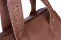 Childhome Torba do wózka Mommy Club Vegan Leather Dark Brown