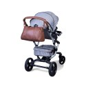Childhome Torba do wózka Mommy Club Vegan Leather Dark Brown
